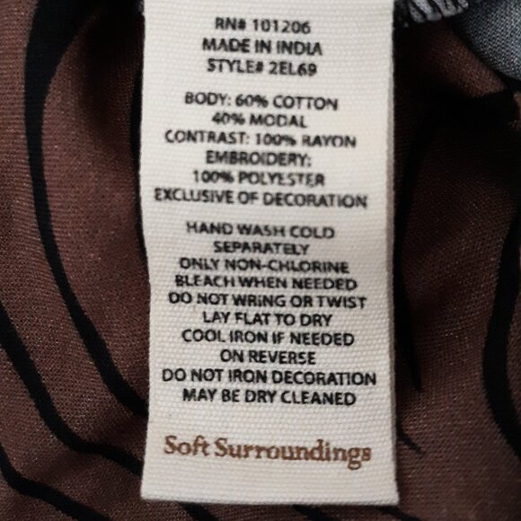 Soft Surroundings Women's Embellished Embroidered Icon Sultana Maxi Dress Large - Picture 10 of 10